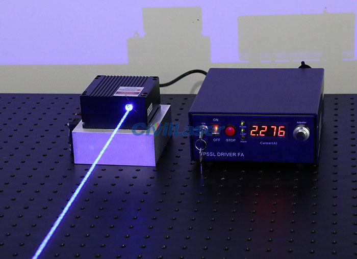 blue laser system